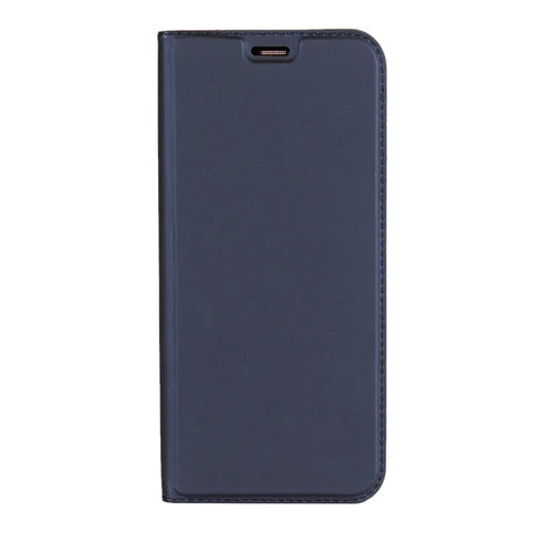 Magnetic Card Holder Stand Leather Mobile Case for Samsung Galaxy S8 Plus G955 - Dark Blue - 1