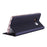 Magnetic Card Holder Stand Leather Mobile Case for Samsung Galaxy S8 Plus G955 - Dark Blue - 3
