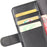 Genuine Split Leather Wallet Stand Mobile Cover for Samsung Galaxy J3 (2017) EU Version / J3 Pro (2017) - Black - 3