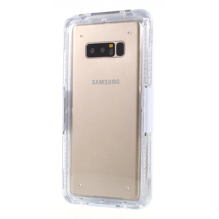 Snow-proof Dirt-proof IP68 Waterproof Case for Samsung Galaxy Note9 N960 / Note 8 SM-N950 - White - 1