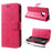 Imprint Tree and Owls Wallet PU Leather Case for Samsung Galaxy A8 (2018) - Red - 1