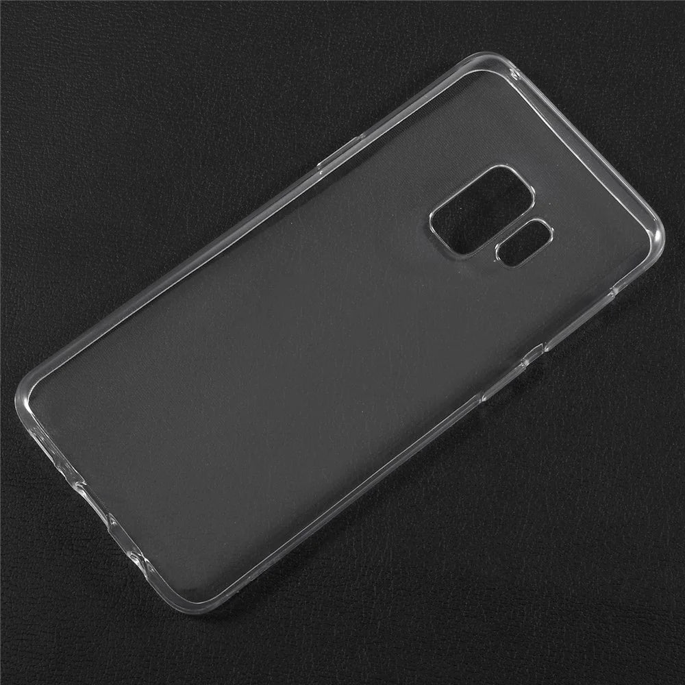 Transparent Soft TPU Protective Cell Phone Case Cover for Samsung Galaxy S9 - 1