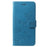 Imprinted Butterfly Flower Stand Leather Wallet Case for Samsung Galaxy S9+ G965 - Blue - 1