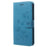 Imprinted Butterfly Flower Stand Leather Wallet Case for Samsung Galaxy S9+ G965 - Blue - 2