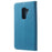 Imprinted Butterfly Flower Stand Leather Wallet Case for Samsung Galaxy S9+ G965 - Blue - 3