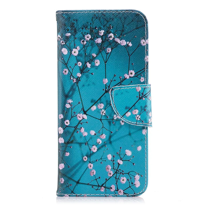 Pattern Printing Stand Wallet Leather Mobile Phone Case for Samsung Galaxy S9 - Wintersweet - 2