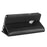 For Samsung Galaxy S9 G960 Phone Cases Genuine Split Leather Wallet Mobile Cover Stand - Black - 6