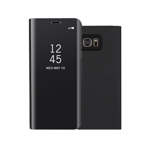 For Samsung Galaxy S7 edge Flip Leather Cover with Stand Full Body Protective Phone Case - Black - 1