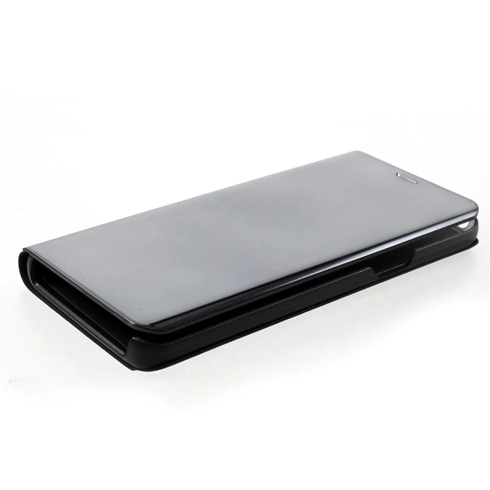 For Samsung Galaxy S9 Flip Leather Cover with Stand Full Body Protective Phone Case - Black - 4
