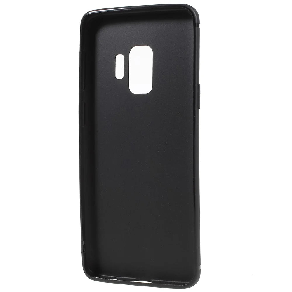 Matte Anti-scratch TPU Phone Case for Samsung Galaxy S9 - Black - 3