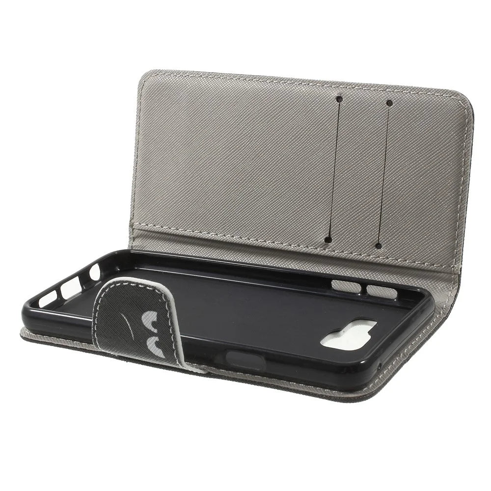 Card Holder Leather Case for Samsung Galaxy A3 SM-A310F (2016) - Do not Touch My Phone - 5