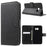 Litchi Wallet Stand Leather Case for Samsung Galaxy S7 - Black - 1