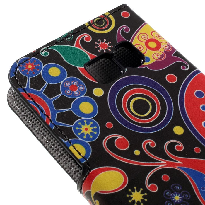 Wallet Leather Case for Samsung Galaxy S7 - Paisley Flowers - 7