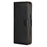 Premium Split Leather Phone Cover Case for Samsung Galaxy S9 G960 with Wallet Stand Functions - Black - 2