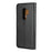 Split Leather Wallet Stand Mobile Phone Case for Samsung Galaxy S9 Plus SM-G965 - Black - 3