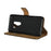 Split Leather Wallet Stand Mobile Phone Case for Samsung Galaxy S9 Plus SM-G965 - Black - 4