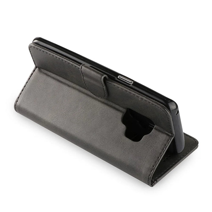 LC.IMEEKE Wallet Leather Stand Case for Samsung Galaxy S9+ SM-G965 - Black - 3