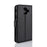 Litchi Skin Leather Wallet Case Phone Shell for Samsung Galaxy A6 (2018) Adjustable Stand Design Phone Accessory - Black - 3