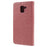Imprint Tree Owl Wallet PU Leather Mobile Case for Samsung Galaxy J6 (2018) - Pink - 3