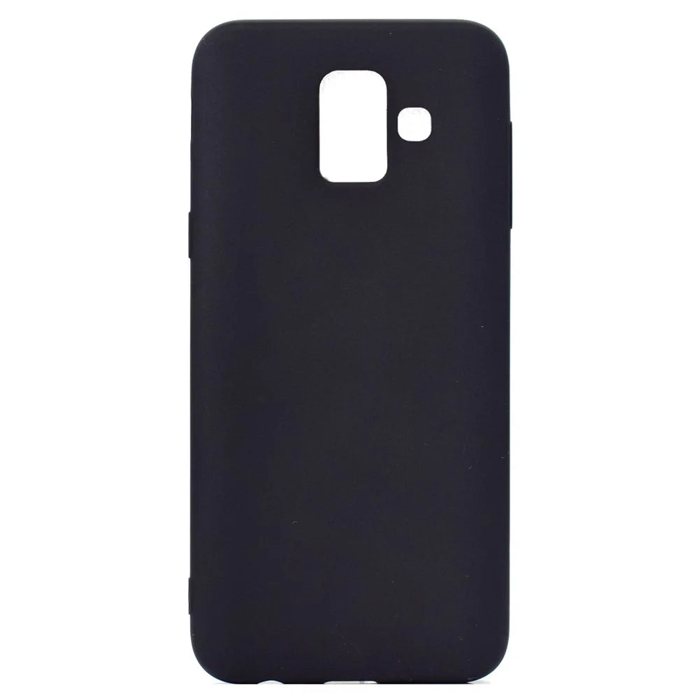 Soft Matte TPU Case for Samsung Galaxy A6 (2018) - Black - 2