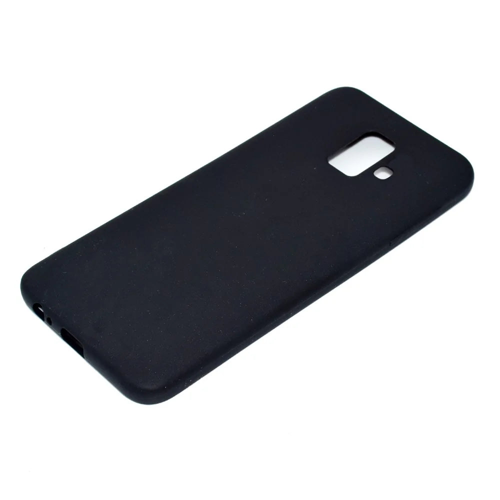 Soft Matte TPU Case for Samsung Galaxy A6 (2018) - Black - 3