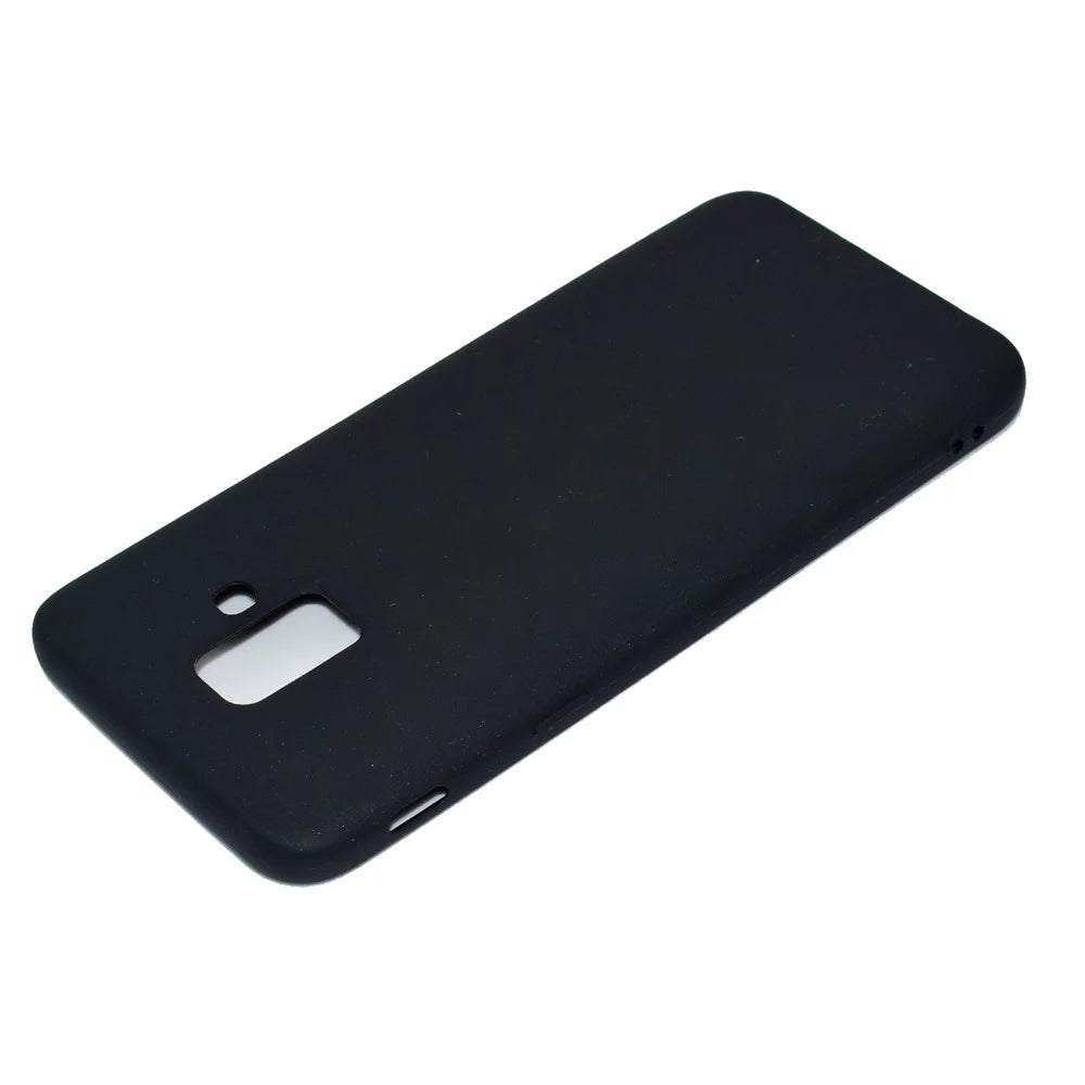Soft Matte TPU Case for Samsung Galaxy A6 (2018) - Black - 4