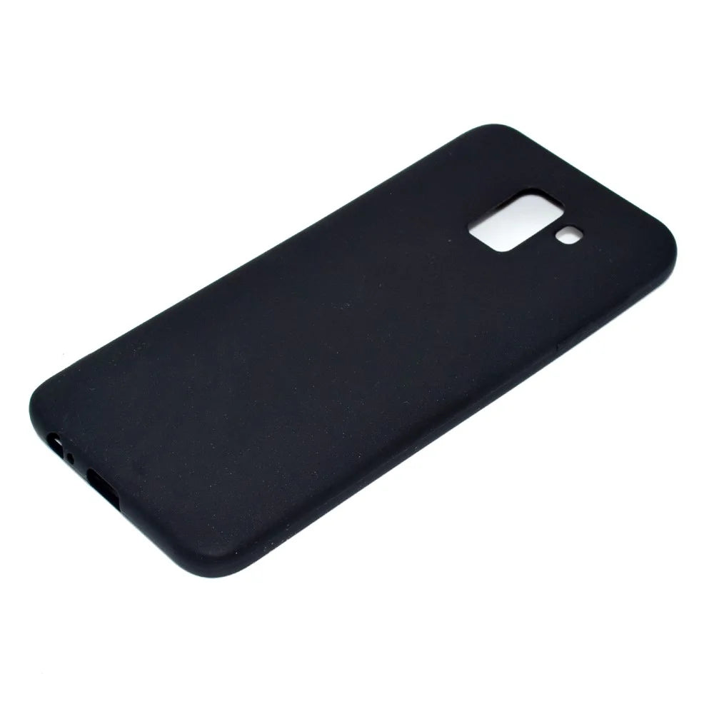 Soft Frosted TPU Case for Samsung Galaxy J6 (2018) - Black - 3