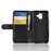 For Samsung Galaxy A6 (2018) Genuine Split Leather Wallet Cell Phone Cover - Black - 5