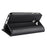 For Samsung Galaxy A6 (2018) Genuine Split Leather Wallet Cell Phone Cover - Black - 7