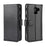 For Samsung Galaxy J6 (2018) Phone Cases Genuine Split Leather Wallet Mobile Cover Stand - Black - 2
