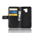 For Samsung Galaxy J6 (2018) Phone Cases Genuine Split Leather Wallet Mobile Cover Stand - Black - 5