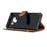 Jeans Cloth Texture Wallet Stand Leather Cover for Samsung Galaxy Note 9 - Black - 5