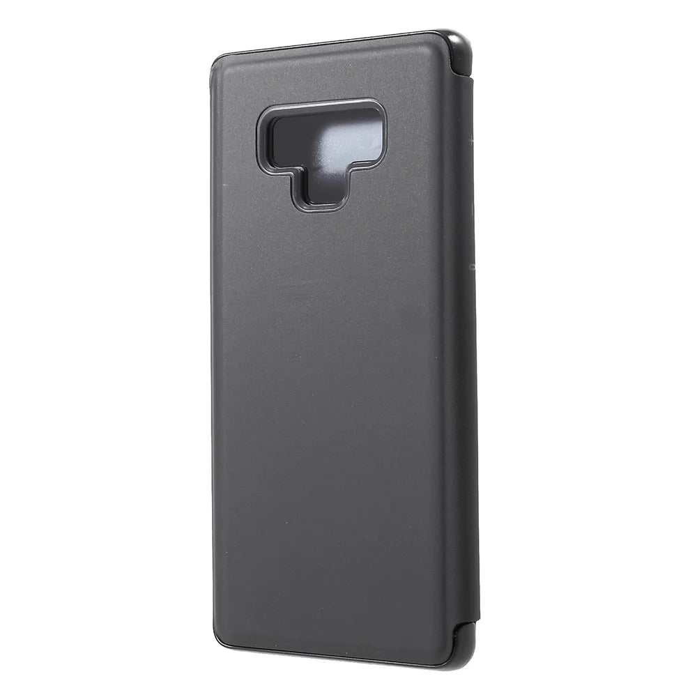 For Samsung Galaxy Note9 Flip Leather Cover with Stand Full Body Protective Phone Case - Black - 2