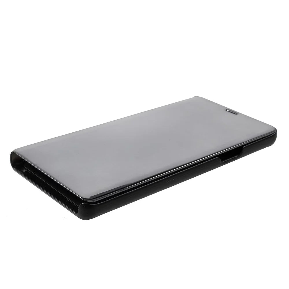 For Samsung Galaxy Note9 Flip Leather Cover with Stand Full Body Protective Phone Case - Black - 4