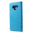 Imprint Butterfly Flower Stand Wallet Leather Mobile Shell Case for Samsung Galaxy Note 9 - Blue - 2