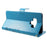 Imprint Butterfly Flower Stand Wallet Leather Mobile Shell Case for Samsung Galaxy Note 9 - Blue - 4