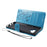 Imprint Butterfly Flower Stand Wallet Leather Mobile Shell Case for Samsung Galaxy Note 9 - Blue - 5