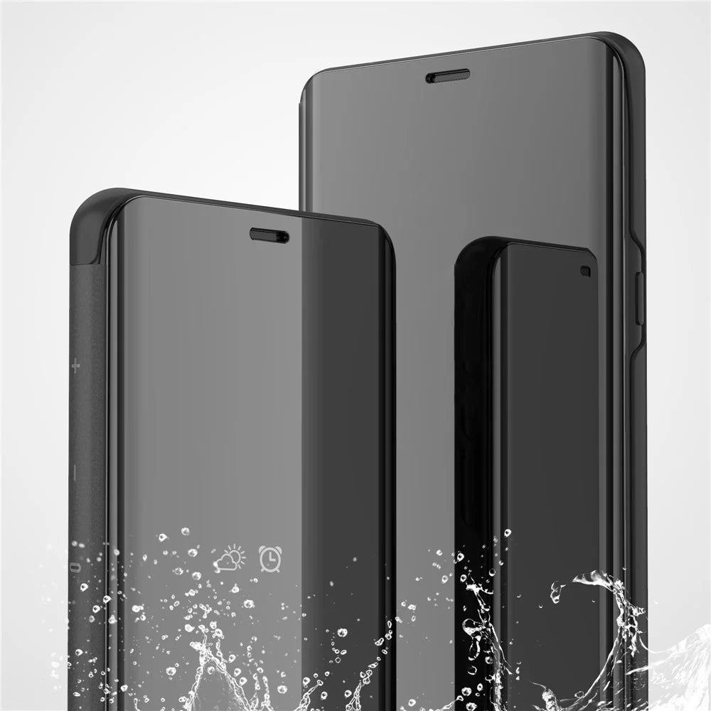 For Samsung Galaxy Note9 Flip Leather Cover with Stand Full Body Protective Phone Case - Black - 7