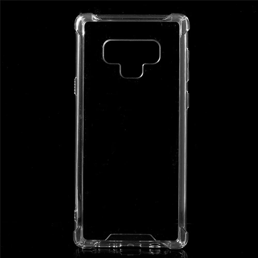 Drop-Proof Clear Acrylic Back + TPU Edge Hybrid Mobile Phone Case for Samsung Galaxy Note 9 - 1