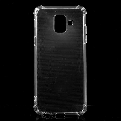 Drop-resistant Clear TPU Back Case for Samsung Galaxy A6 (2018) - 1