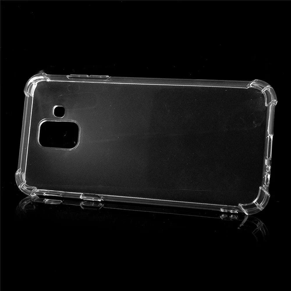 Drop-resistant Clear TPU Back Case for Samsung Galaxy A6 (2018) - 2