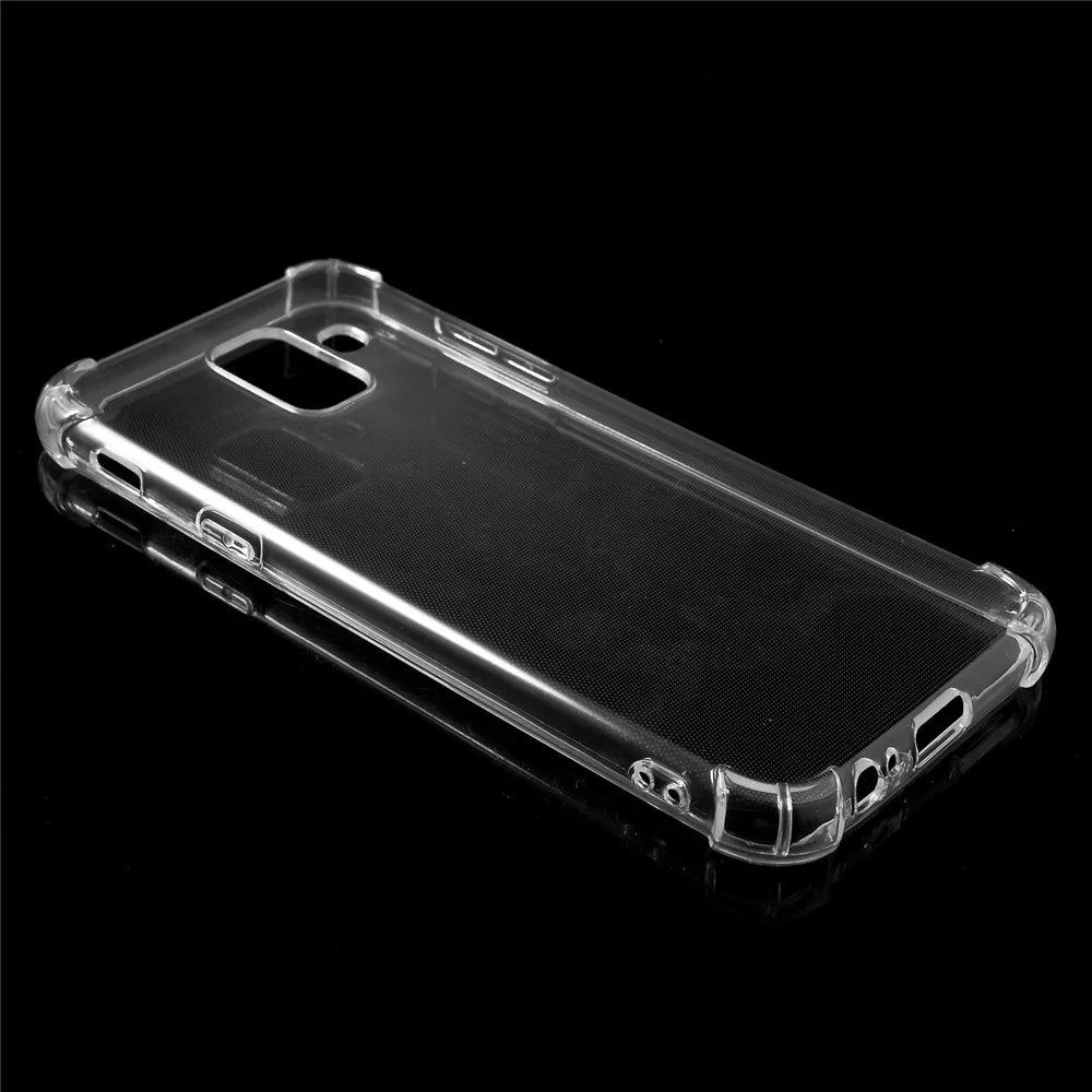 Drop-resistant Clear TPU Back Case for Samsung Galaxy A6 (2018) - 3