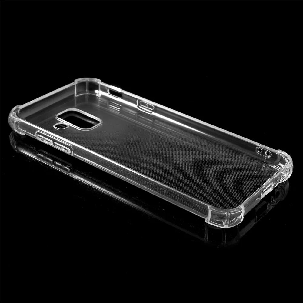 Drop-resistant Clear TPU Back Case for Samsung Galaxy A6 (2018) - 4
