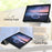 Tri-fold Stand PU Leather Smart Case for Samsung Galaxy Tab S4 10.5 T830/T835 - Black - 3