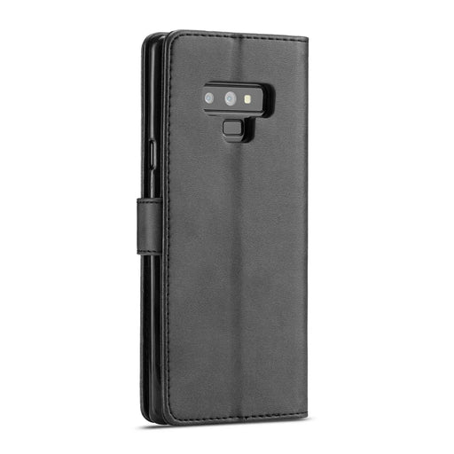 LC.IMEEKE Wallet Stand Leather Protective Case for Samsung Galaxy Note 9 - Black - 2