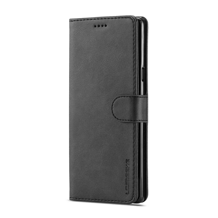 LC.IMEEKE Wallet Stand Leather Protective Case for Samsung Galaxy Note 9 - Black - 3