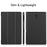 Tri-fold Stand PU Leather Smart Case for Samsung Galaxy Tab A 10.5 T595/T590 - Black - 2