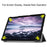 Tri-fold Stand PU Leather Smart Case for Samsung Galaxy Tab A 10.5 T595/T590 - Black - 6