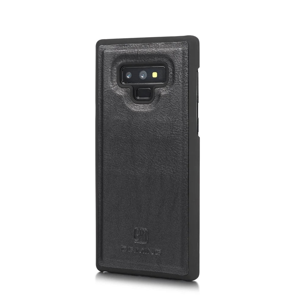 DG.MING for Samsung Galaxy Note9 N960 Detachable 2-in-1 Split Leather Wallet + PC Back Case - Black - 6