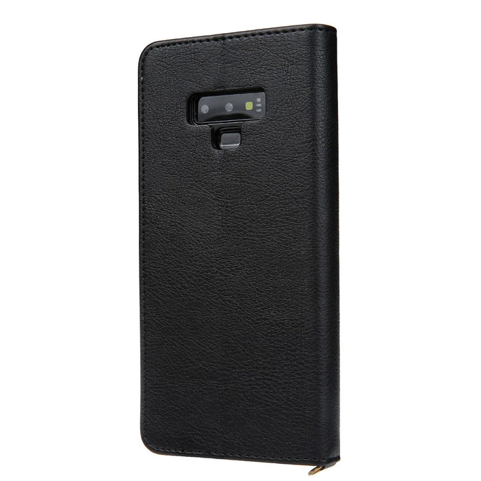CMAI2 PU Leather Stand Wallet Mobile Casing for Samsung Galaxy Note9 N960 - Black - 3